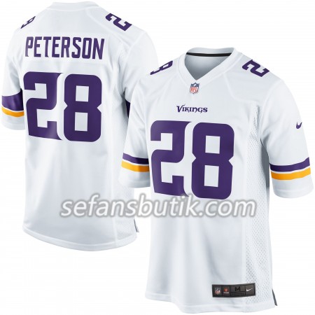Minnesota Vikings Tröjor Adrian Peterson 28 Nike Vit - Herr